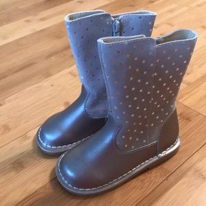 New without Box - Livie & Luca - Silver Star Boots